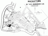 The layout of Mackaytown, 1898